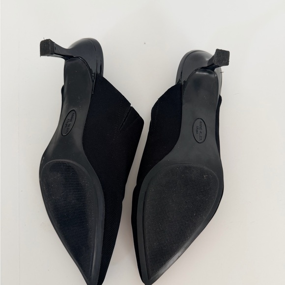 Anne Klein Black Kitten Heels Mules Size 8 - Picture 9 of 16